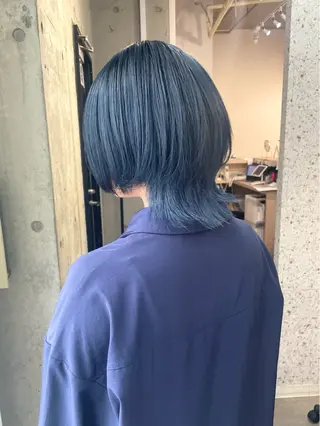 ミディアム カラー lani hair salon所属・SHOTO ハイトー ン/デザインカラーのヘアスタイル