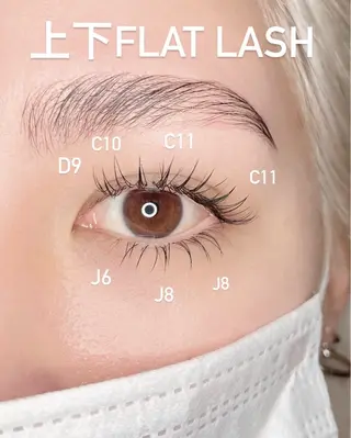 マツエク・マツパ YUNIKO eyelashのマツエク・マツパデザイン