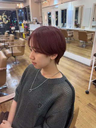 ショート KAMI-YU所属・森 千明のヘアスタイル