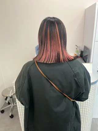 セミロング 大林 エリコのヘアスタイル