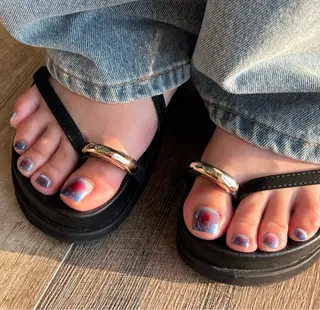 ショート Atelier  nail所属・︎ ユイナのネイルデザイン