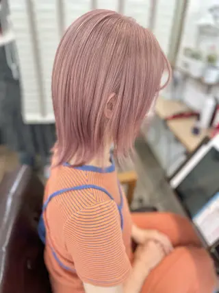 ミディアム カラー LAURA＆RO所属・LAURA &RO 🫧はるか🫧のヘアスタイル