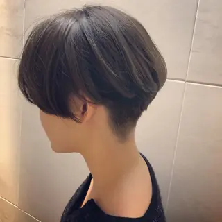 ショート カラー 髪質改善🌈縮毛矯正 荻原 達矢のヘアスタイル