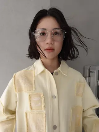 ミディアム CEINE OURのヘアスタイル