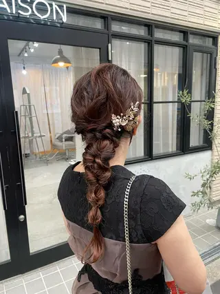 ロング カラー ヘアアレンジ HERMITAGE/ chihiroのヘアスタイル