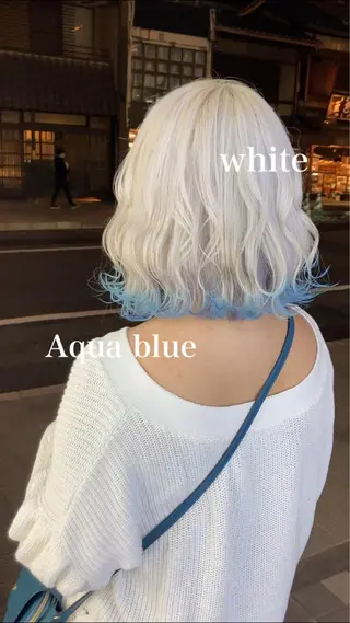 ミディアム カラー Selenehair 三条本店のヘアスタイル