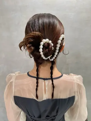 ヘアアレンジ charm《銀座》 ヘアセット/縮毛矯正のヘアスタイル