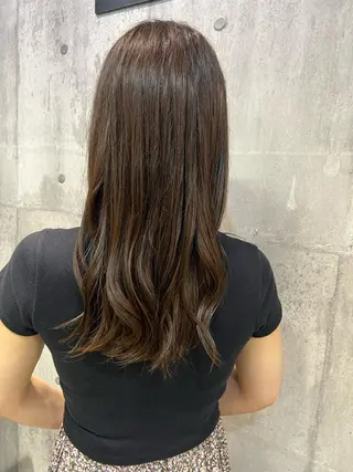 ロング カラー 和田 真由子のヘアスタイル