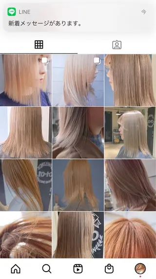 ミディアム カラー パーマ キッズ ネイル current所属・✨カット美容師 💡高橋優也💡のヘアスタイル