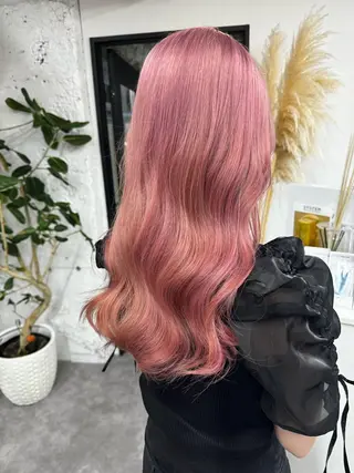 ロング カラー ハイトーン/ダブル カラー/akihoのヘアスタイル