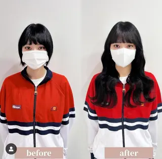 ミディアム ヘアアレンジ カラーとエクステ 🌟エクステのヘアスタイル