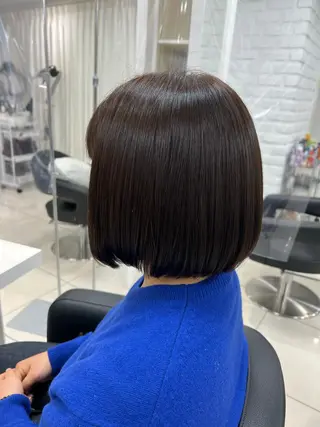 ミディアム カラー 【暖色カラー特化】 中山由梨のヘアスタイル