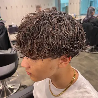 ショート カラー パーマ ヘアアレンジ メンズ キッズ 🔷横浜1のパーマ 職人🔷将太郎のヘアスタイル