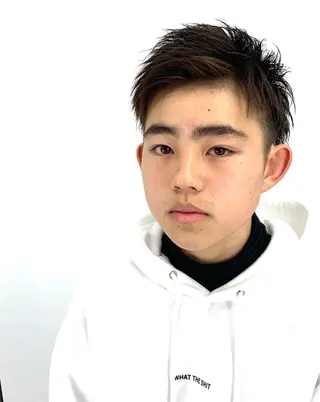 ショート カラー メンズ 柏メンズカットパーマ NO.1タイチのヘアスタイル