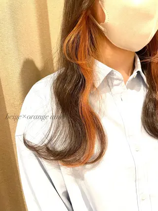 ロング カラー パーマ ヘアアレンジ 女性スタイリスト専門サロン Zina 天神所属・NANA／trend style🕊🍑のヘアスタイル