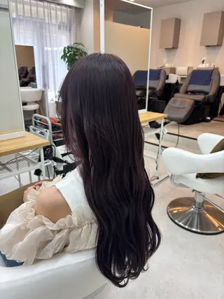 ロング 𝗆𝗂𝗒𝗎 🐈🤍のヘアスタイル