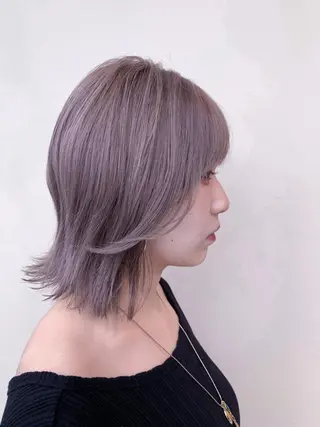 カラー 本格韓国ヘア🇰🇷 【uni】キューさんのヘアスタイル