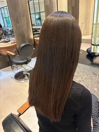 セミロング メンズ特化/ 透明感カラー/りなのヘアスタイル