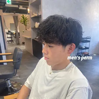 メンズ プルエクステ/インナ ーカラー🦊はるなのヘアスタイル