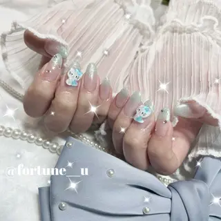 ネイル 1/21空✩.💜 Yuuna💜のネイルデザイン