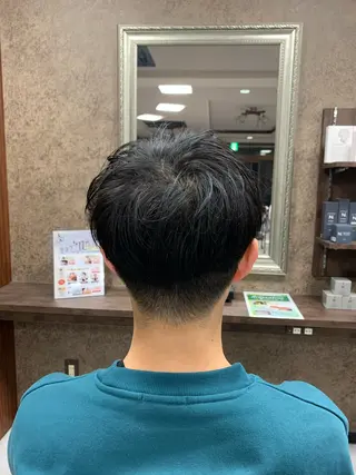 メンズ バーバーショップ涼桜新町店所属・田中大 パーマ/メンズカットのヘアスタイル