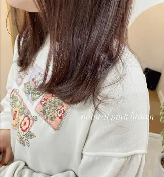 ロング カラー flen所属・𖤣𖥧𖥣𖥧田中 姫乃𖤣𖥧𖥣𖡡のヘアスタイル