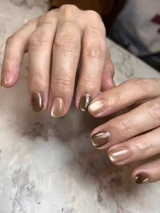 ショート nail&eyelash   NICO所属・KINUGASA YUKAのネイルデザイン