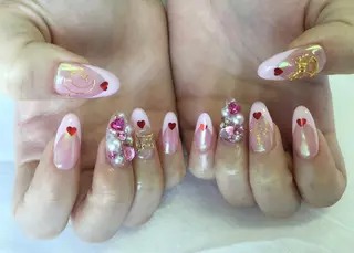 ネイル 💎🐰 saki. m 🐰💎のネイルデザイン