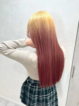 ロング カラー ✨️ハイトーン/ 艶髪/関澤敦人のヘアスタイル