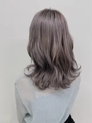 ミディアム カラー ⛄️冬の透明感 カラー⛄️大西のヘアスタイル