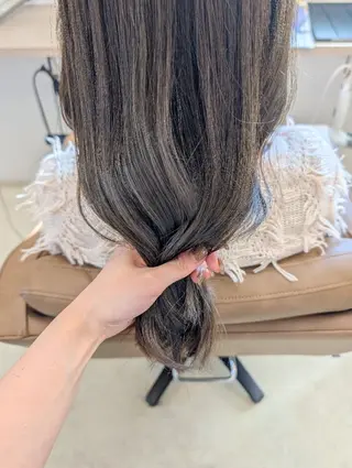 ロング カラー ルプラボウ　小野寺 菜穂/豊橋/パーマのヘアスタイル