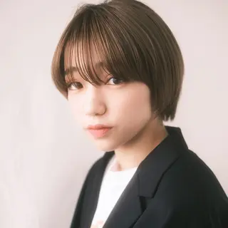 ショート カラー パーマ ショートボブ縮毛矯正 髪質改善のプロ山道潤のヘアスタイル