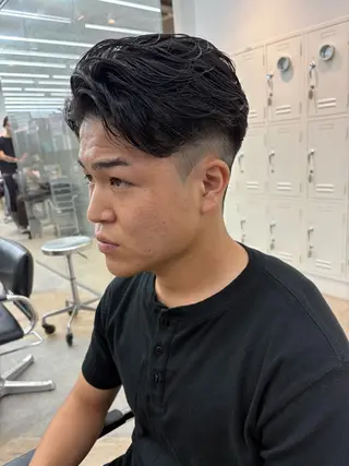 パーマ メンズ 🌀toa/波巻き✨ /メンズパーマ／栄のヘアスタイル