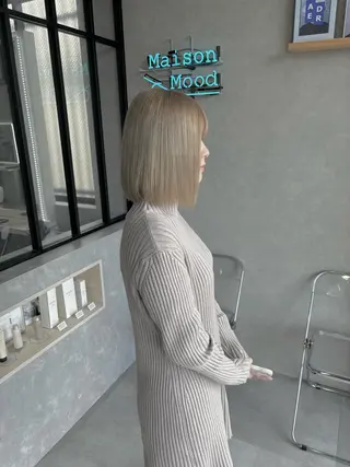 ショート カラー 長谷川 湧のヘアスタイル