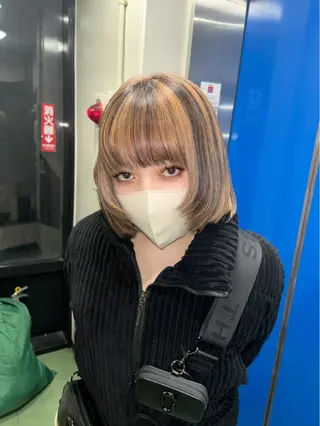 カラー ももか bAteAuのヘアスタイル