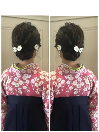 ヘアアレンジ ビーアトリエ目黒所属・ヘアセット着付け目黒 駅すぐ　松永香代子のヘアスタイル