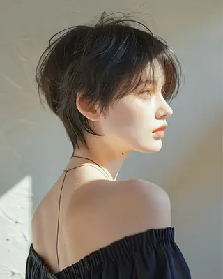 ショート カラー 柔らか質感/髪質改善 ⚡️Ren⚡のヘアスタイル