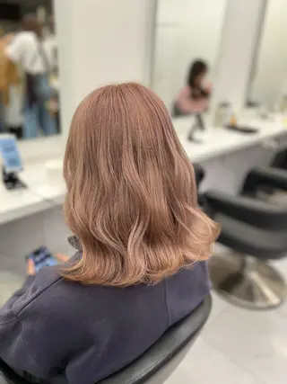 セミロング カラー 韓国レイヤーカット /REIのヘアスタイル