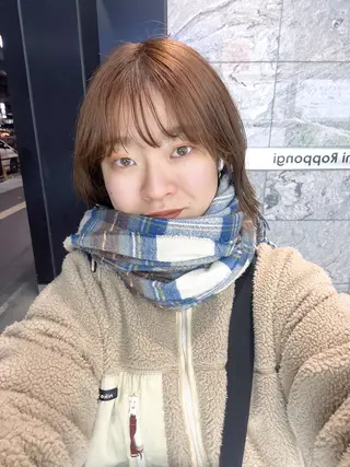 ショート カラー 🎧パーソナルケア/ 透明感カラー/ミユのヘアスタイル