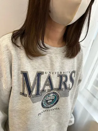 ミディアム 井上 葉月のヘアスタイル