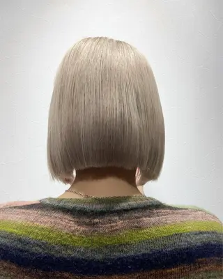 ミディアム 🎀ハイトーンカラー / RINA🎀のヘアスタイル