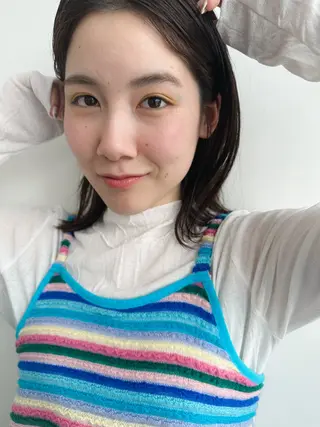 ミディアム パーマ ANY mikuのヘアスタイル