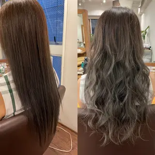 ロング 加藤 泰輔のヘアスタイル