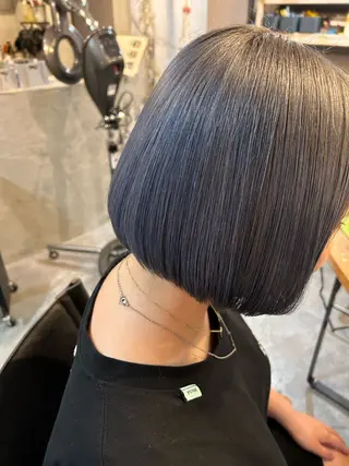 ショート URU organic hair所属・岸 優都里のヘアスタイル