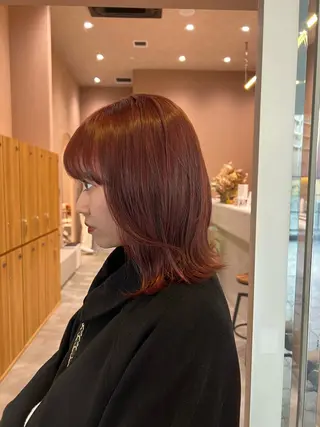 ミディアム カラー 透明感/ベージュ /kazui🐈のヘアスタイル