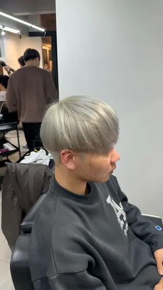 カラー メンズ 律喜/パーマ /メンズ/フェードのヘアスタイル