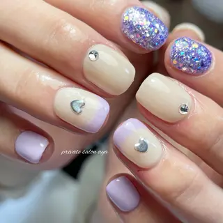 ミディアム ネイル richeri beautyのネイルデザイン