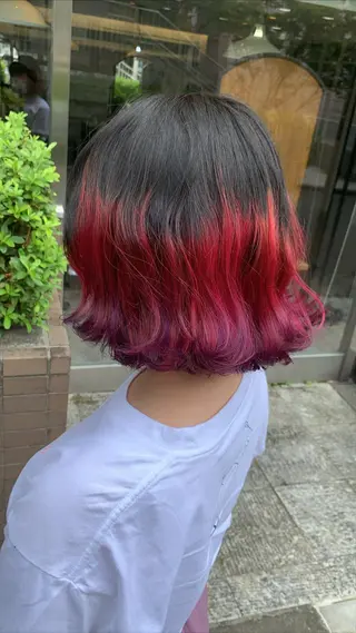 ミディアム カラー 🌈re-room EIKI🇰🇷のヘアスタイル