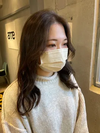 ロング カラー しのはら まどかのヘアスタイル