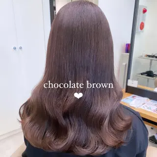 セミロング カラー ブリーチなしWカラー 🎀韓国ヘア/amiのヘアスタイル